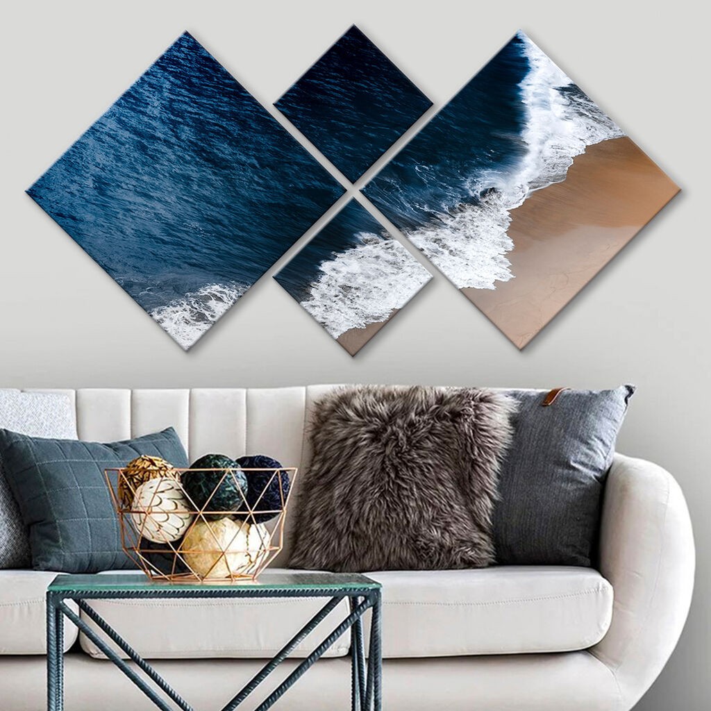 Слика Wallity 4MDF428340, 60x115 см, 4 дела