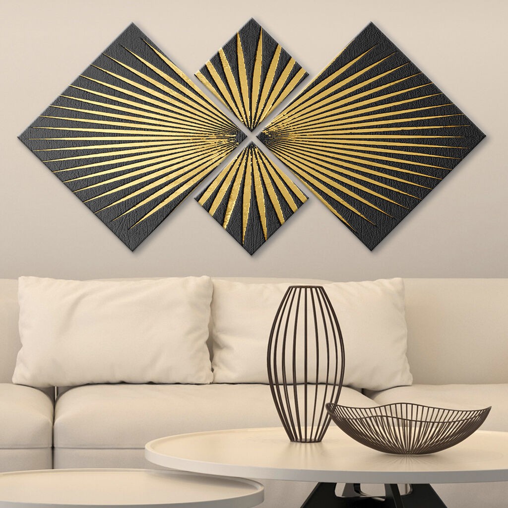 Слика Wallity 4MDF700733626, 60x115 см, 4 дела