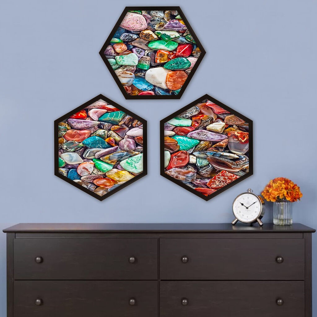 Wallity врамена слика 6GEN1576900, 35x35 см, 3 дела