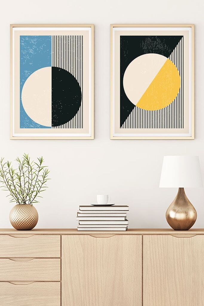 Слика во рамка Wallity Huhu19, 20x30 см, 2 дела