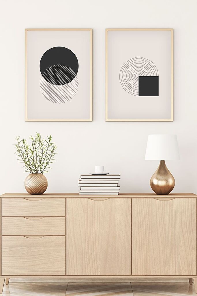 Слика во рамка Wallity Huhu86, 20x30 см, 2 дела