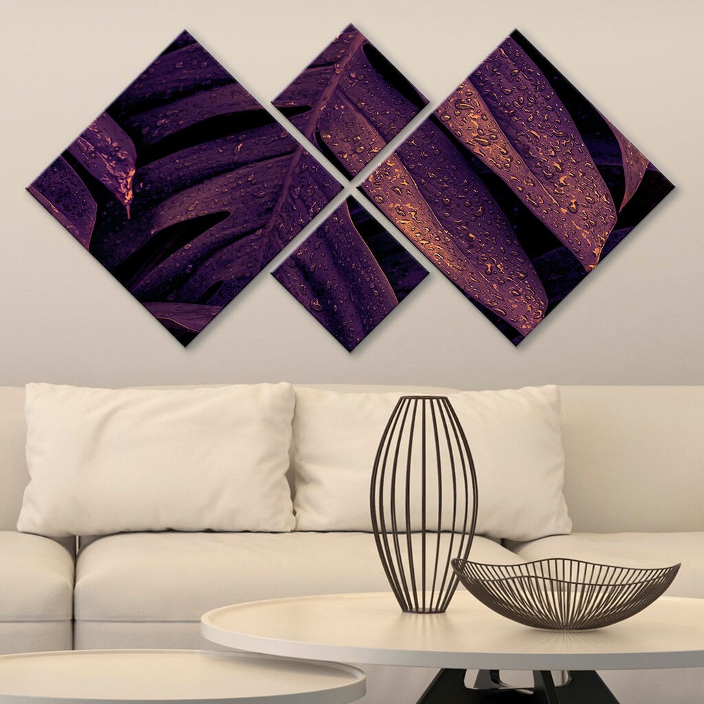 Слика Wallity 4MDF2310839, 60x115 см, 4 дела