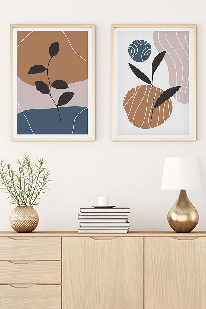 Слика во рамка Wallity Huhu40, 50x70 см, 2 дела