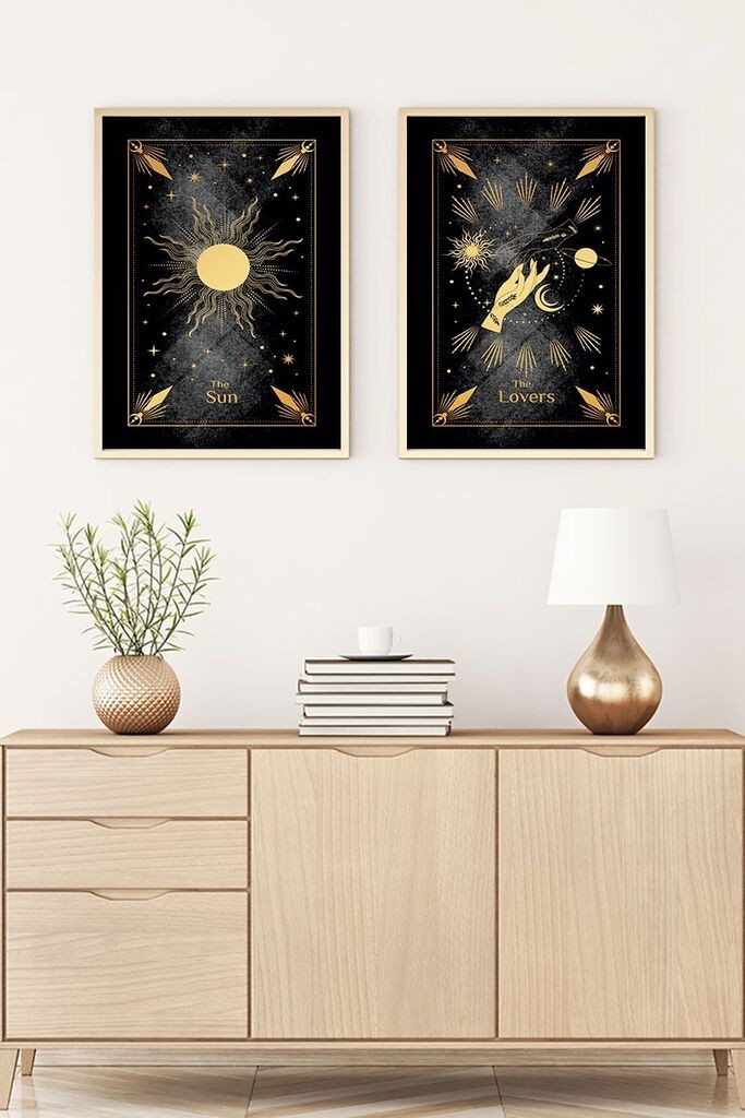 Слика во рамка Wallity Huhu178, 35x50 см, 2 дела