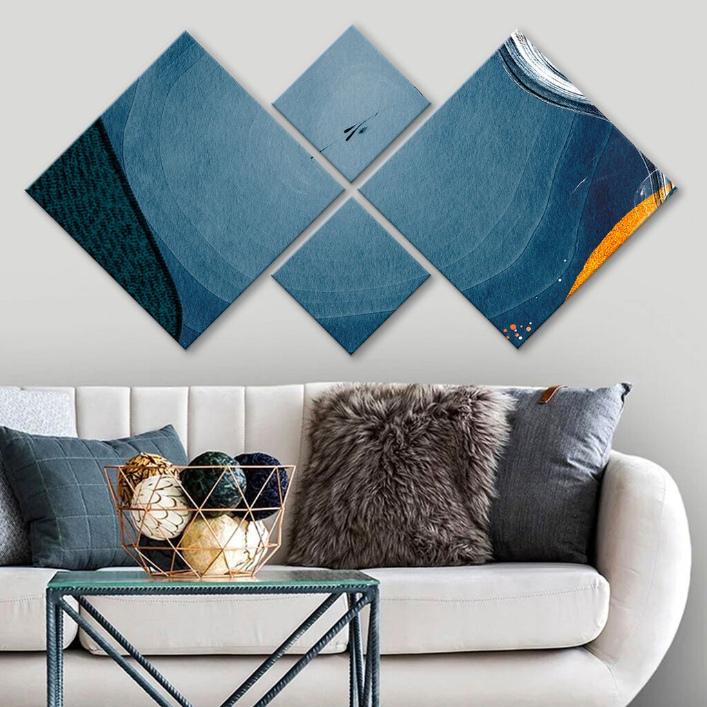 Слика Wallity 4MDF2209796, 60x115 см, 4 дела