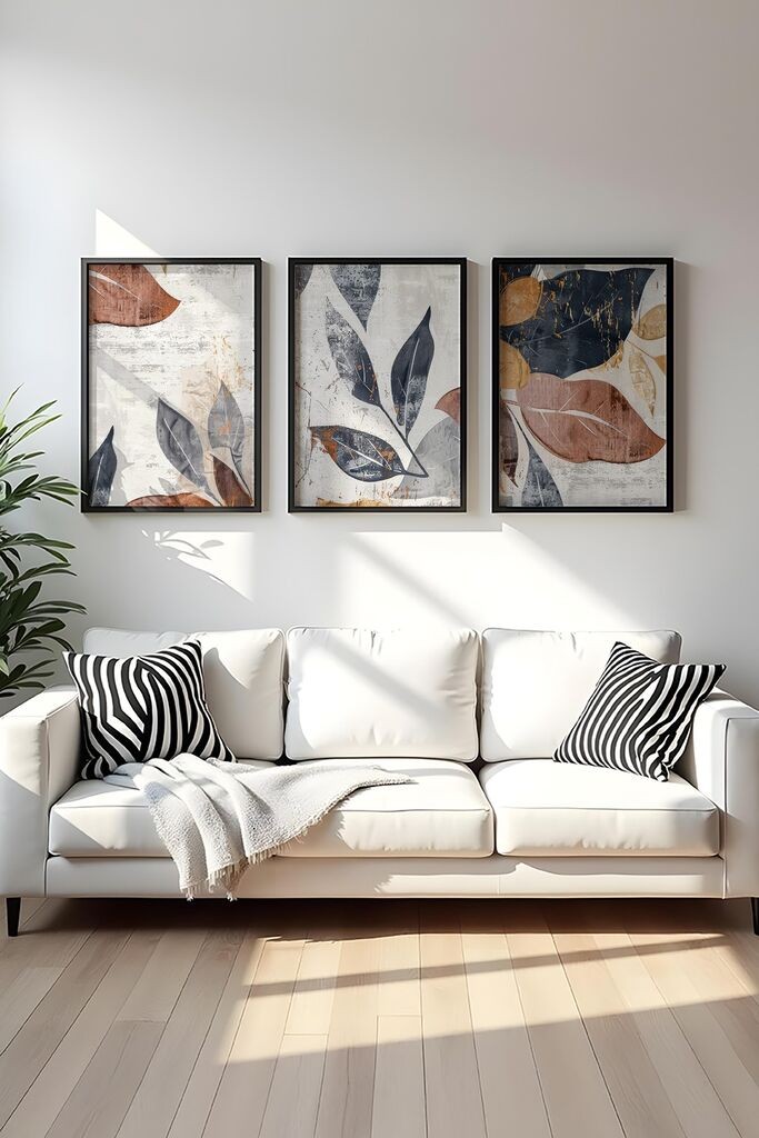 Слика во рамка Wallity Huhu467S, 30x40 см, 3 дела