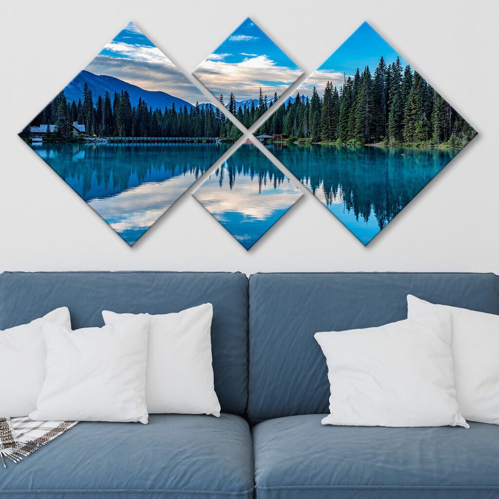 Слика Wallity 4MDF1714315120, 60x115 см, 4 дела