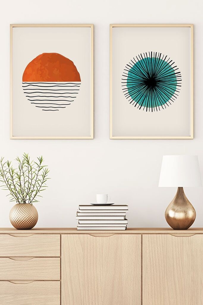 Слика во рамка Wallity Huhu31, 20x30 см, 2 дела