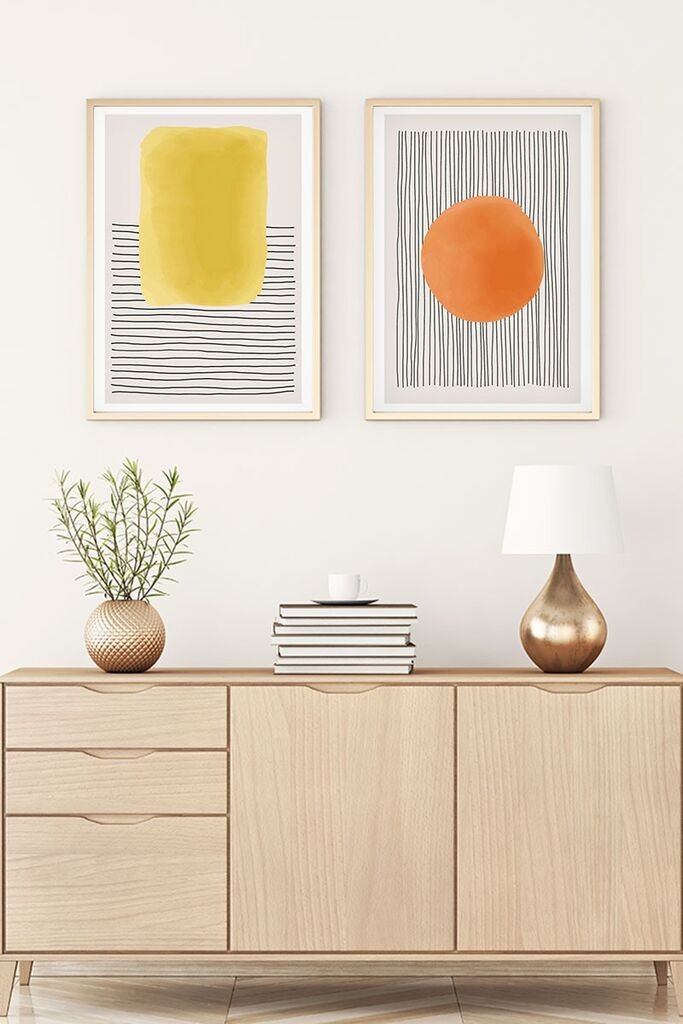 Слика во рамка Wallity Huhu135, 20x30 см, 2 дела