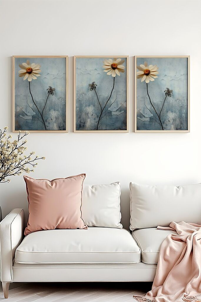 Слика во рамка Wallity Huhu474, 20x30 см, 3 дела