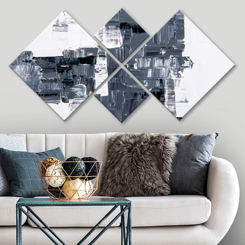 Слика Wallity 4MDF3418104, 60x115 см, 4 дела