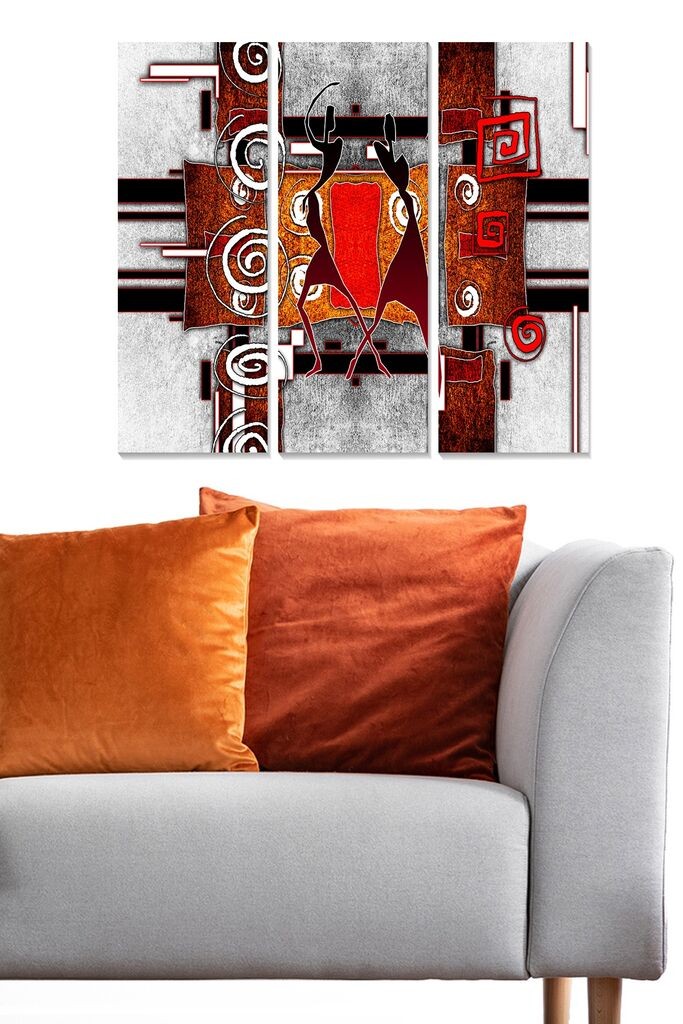 Слика Wallity MDF1032088081, 70x50 см, 3 дела