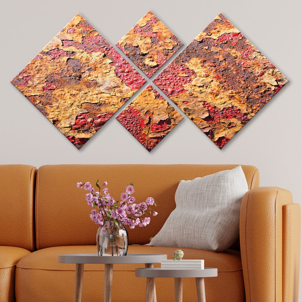 Слика Wallity 4MDF1081098, 60x115 см, 4 дела