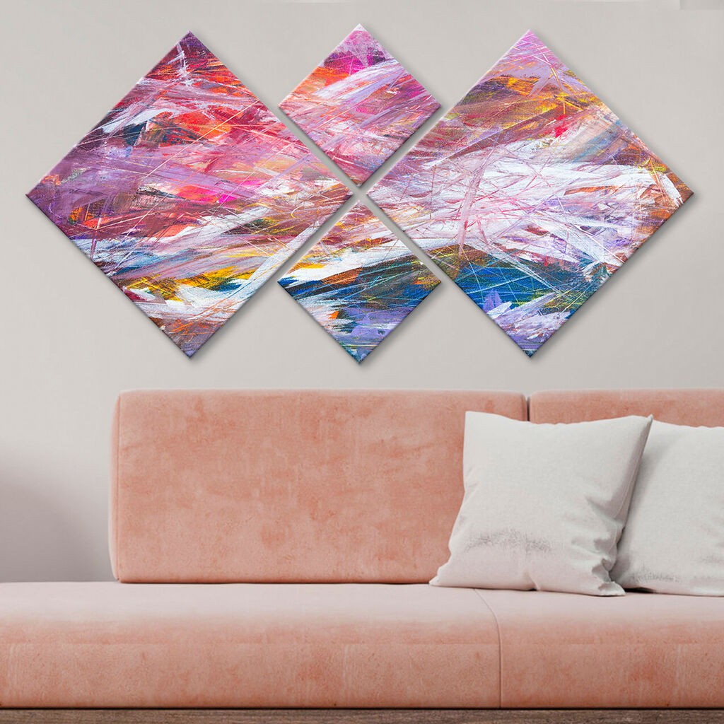 Слика Wallity 4MDF560238, 60x115 см, 4 дела