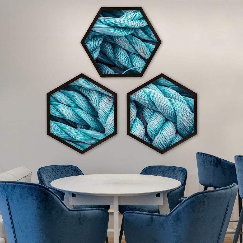 Wallity врамена слика 6GEN262573, 35x35 см, 3 дела