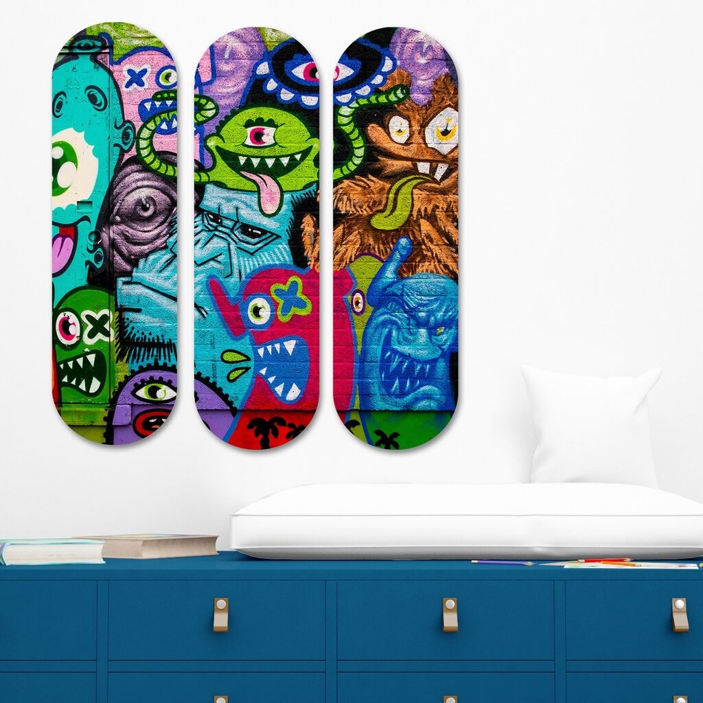 Слика Wallity 3KY3797, 70x70 см, 3 дела