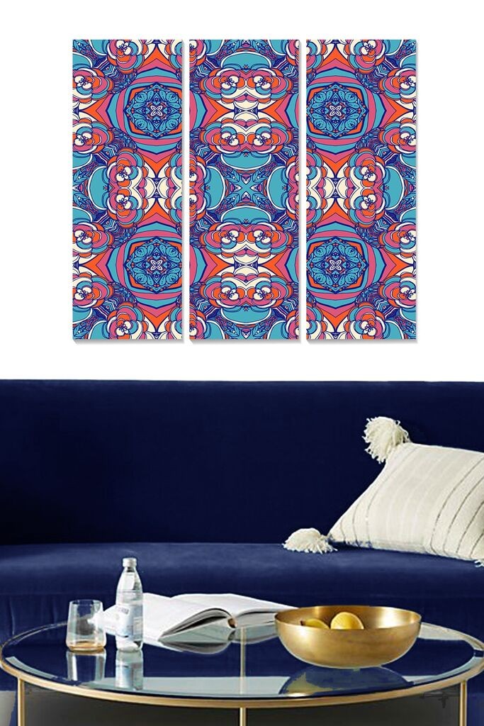 Слика Wallity MDF103830358, 70x50 см, 3 дела