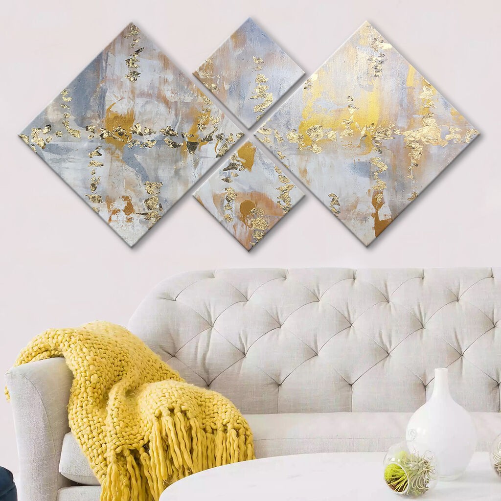 Слика Wallity 4MDF57072, 60x115 см, 4 дела