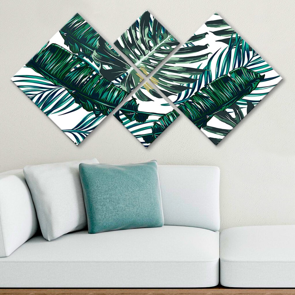 Слика Wallity 4MDF324611726, 60x115 см, 4 дела