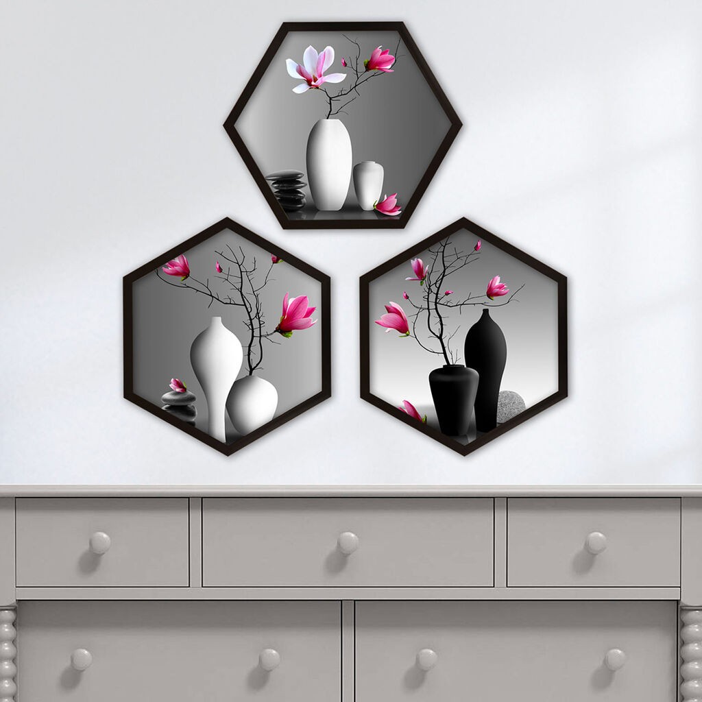 Wallity врамена слика 6GEN172549391, 35x35 см, 3 дела