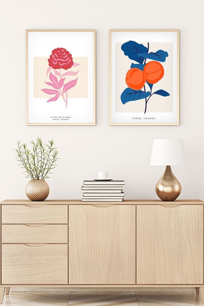 Слика во рамка Wallity Huhu172, 35x50 см, 2 дела