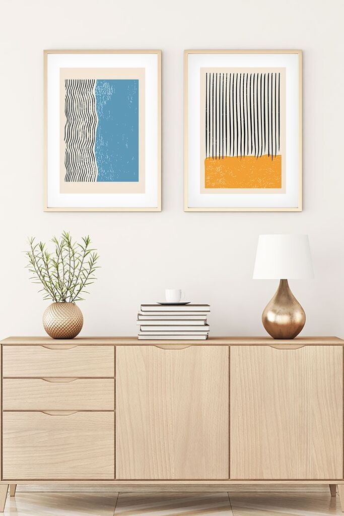 Слика во рамка Wallity Huhu107, 20x30 см, 2 дела