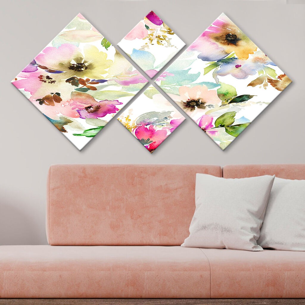 Слика Wallity 4MDF440209549, 60x115 см, 4 дела