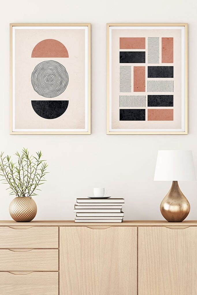 Слика во рамка Wallity Huhu27, 20x30 см, 2 дела