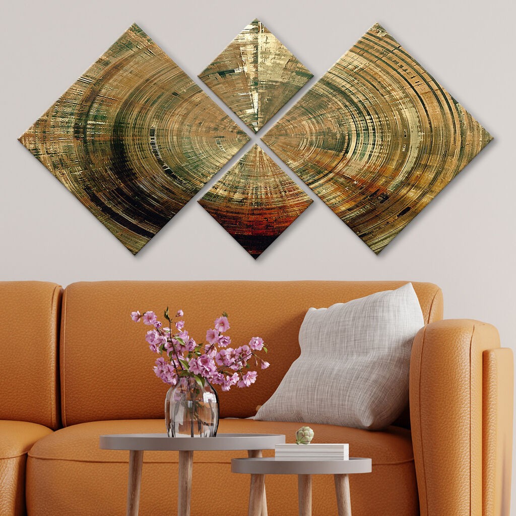 Слика Wallity 4MDF428596315, 60x115 см, 4 дела