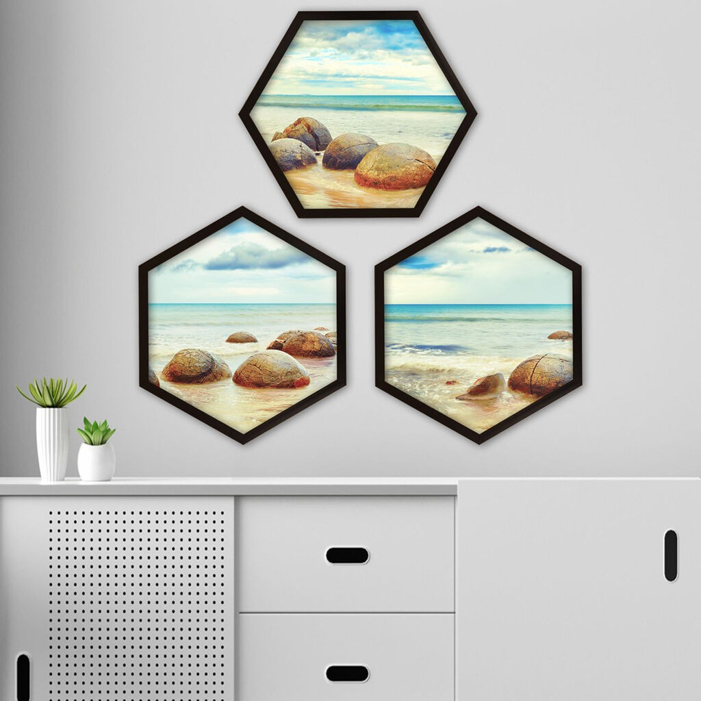 Слика во рамка Wallity 6GEN98098709, 35x35 см, 3 дела