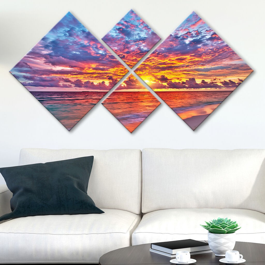 Слика Wallity 4MDF387692950, ​​​​60x115 см, 4 дела