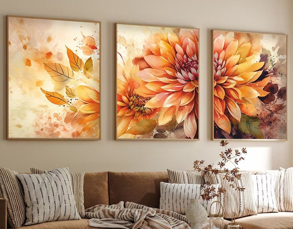 Слика во рамка Wallity Huhu220, 20x30 см, 3 дела