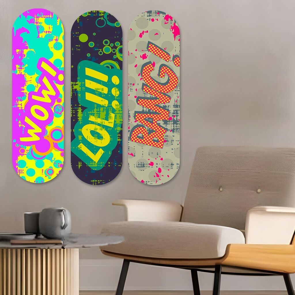 Слика Wallity 3KY3816, 70x70 см, 3 дела