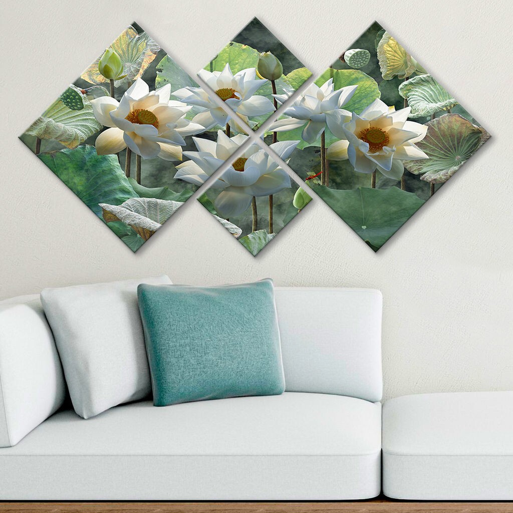 Слика Wallity 4MDF1823659058, 60x115 см, 4 дела