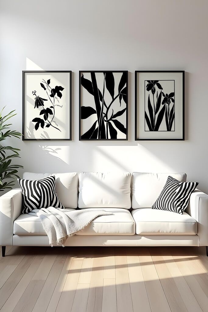 Слика во рамка Wallity Huhu482S, 20x30 см, 3 дела