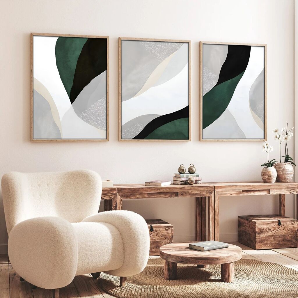 Слика во рамка Wallity Huhu229, 20x30 см, 3 дела