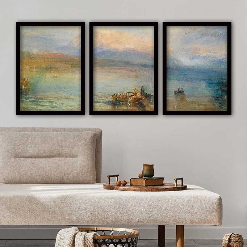 Слика во рамка Wallity 3SC_UN54424_5575, 55x75 см, 3 дела