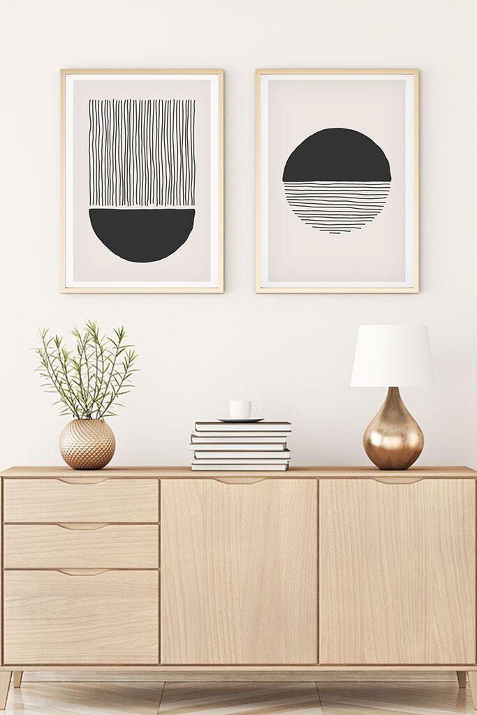 Слика во рамка Wallity Huhu142, 20x30 см, 2 дела