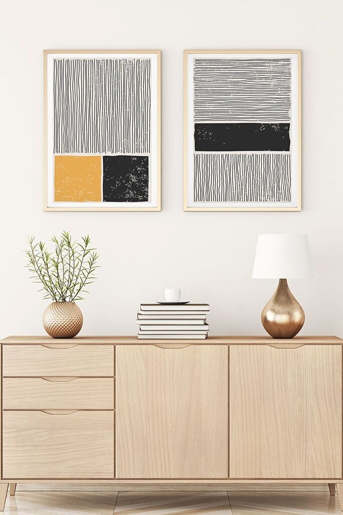 Слика во рамка Wallity Huhu131, 20x30 см, 2 дела