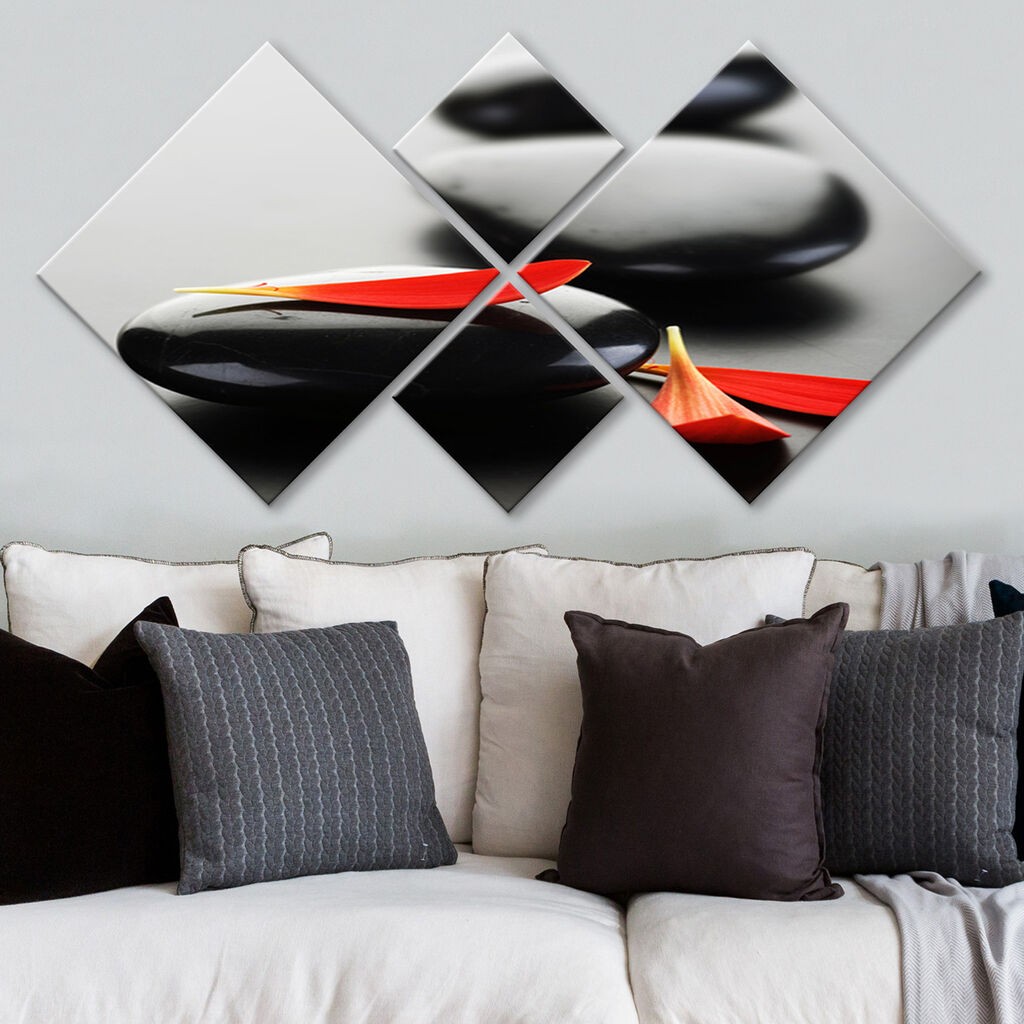 Слика Wallity 4MDF56896945, 60x115 см, 4 дела