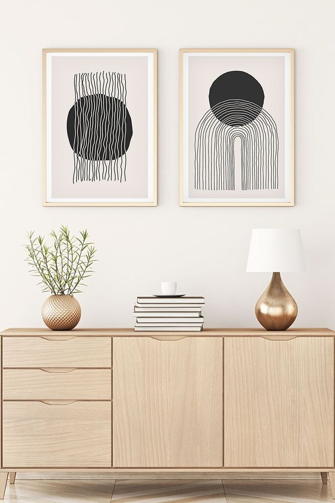 Слика во рамка Wallity Huhu137, 20x30 см, 2 дела