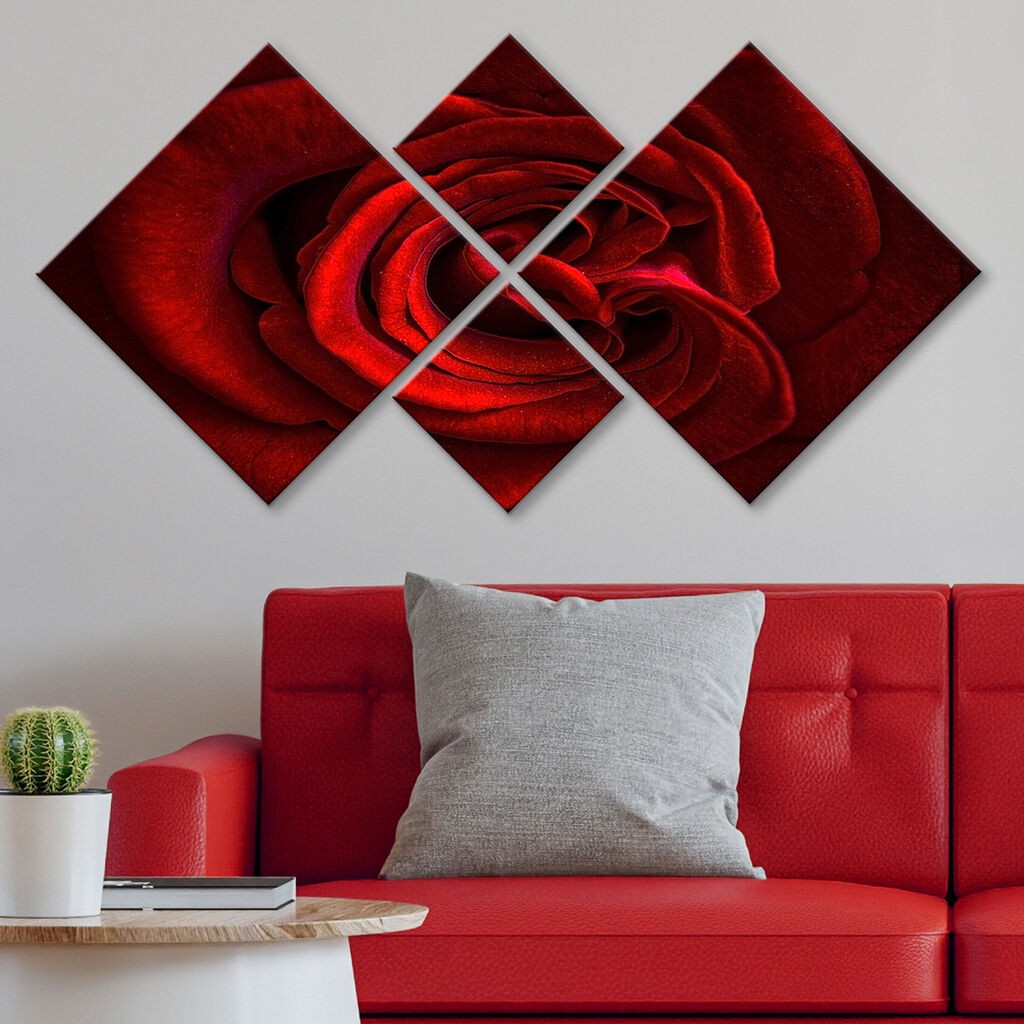 Слика Wallity 4MDF231887680, 60x115 см, 4 дела