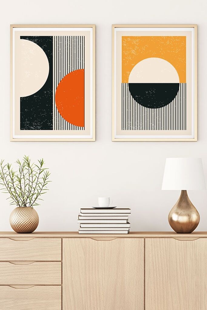 Слика во рамка Wallity Huhu18, 20x30 см, 2 дела