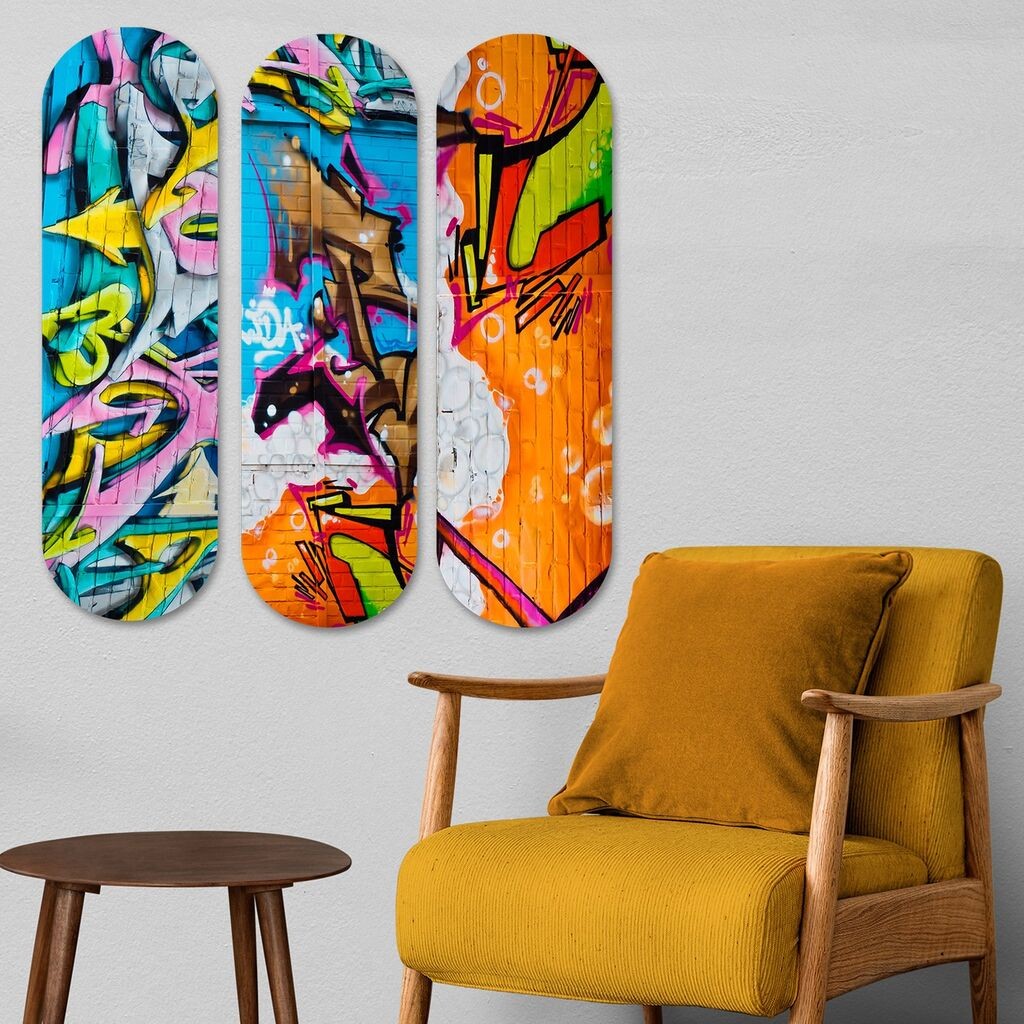 Слика Wallity 3KY3808, 70x70 см, 3 дела