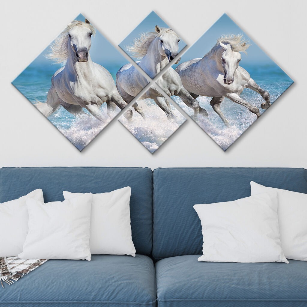 Слика Wallity 4MDF362467604, 60x115 см, 4 дела