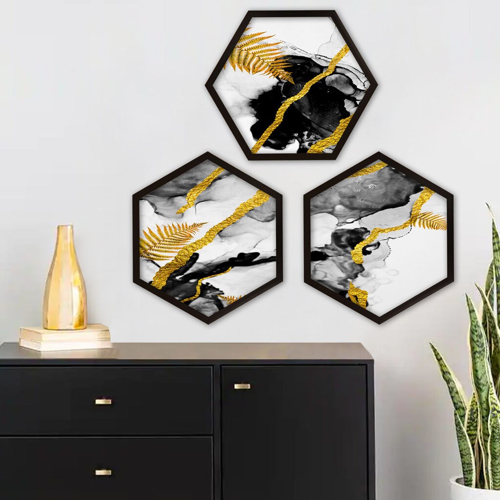 Wallity врамена слика 6GEN1281007012, 35x35 см, 3 дела