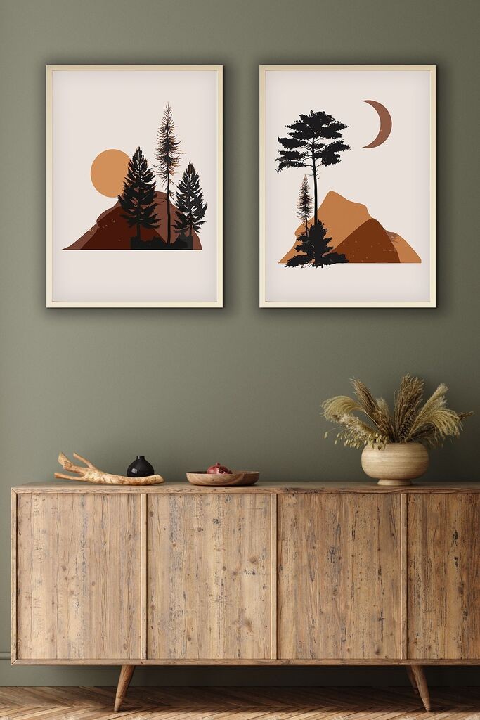 Слика во рамка Wallity Huhu153, 20x30 см, 2 дела