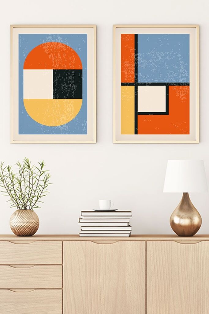 Слика во рамка Wallity Huhu15, 20x30 см, 2 дела