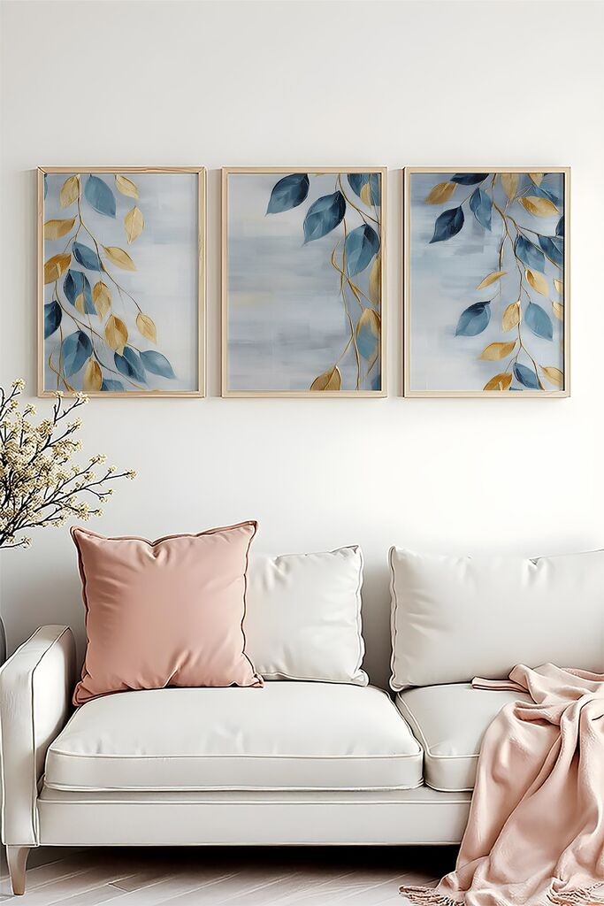 Слика во рамка Wallity Huhu476, 20x30 см, 3 дела