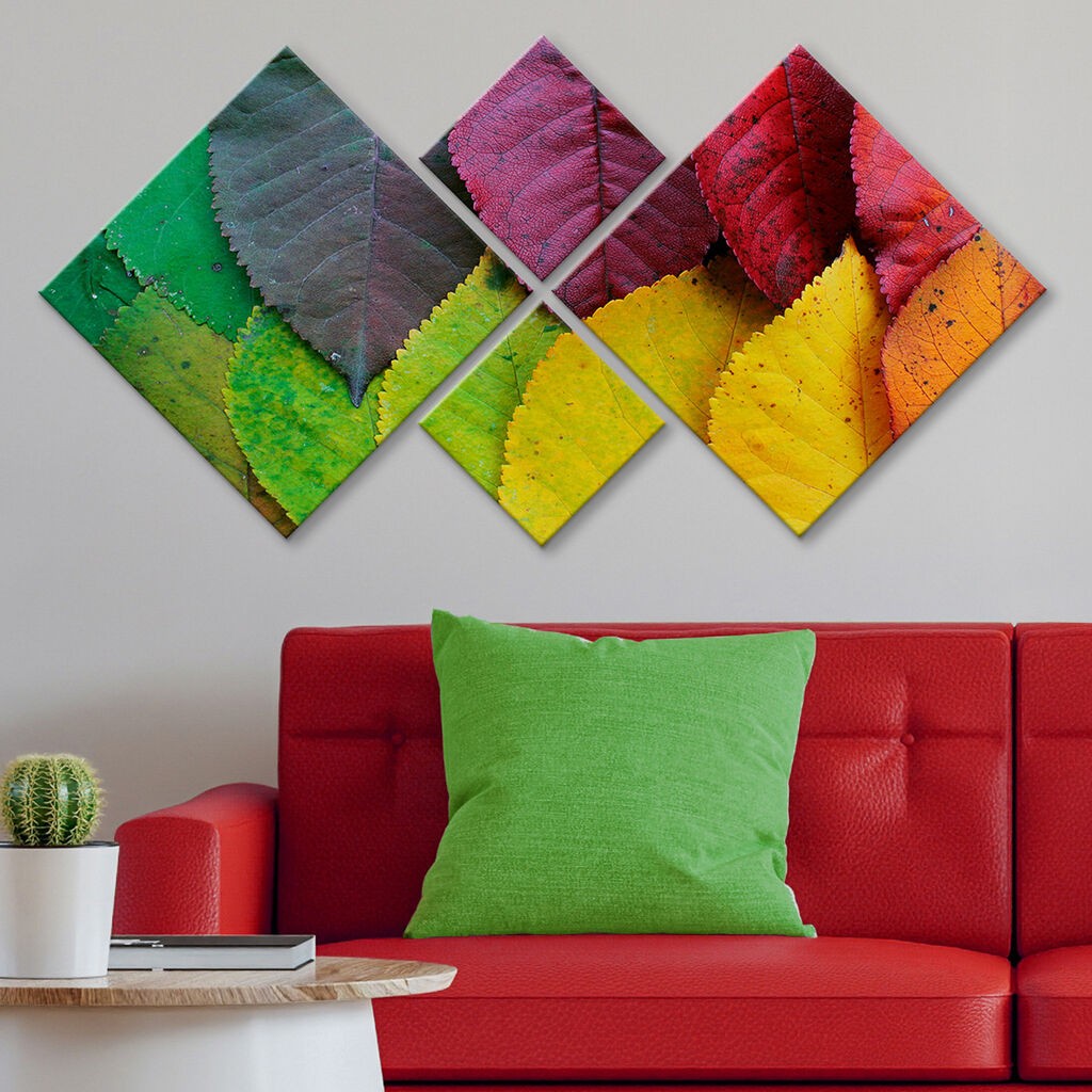 Слика Wallity 4MDF1812887953, 60x115 см, 4 дела